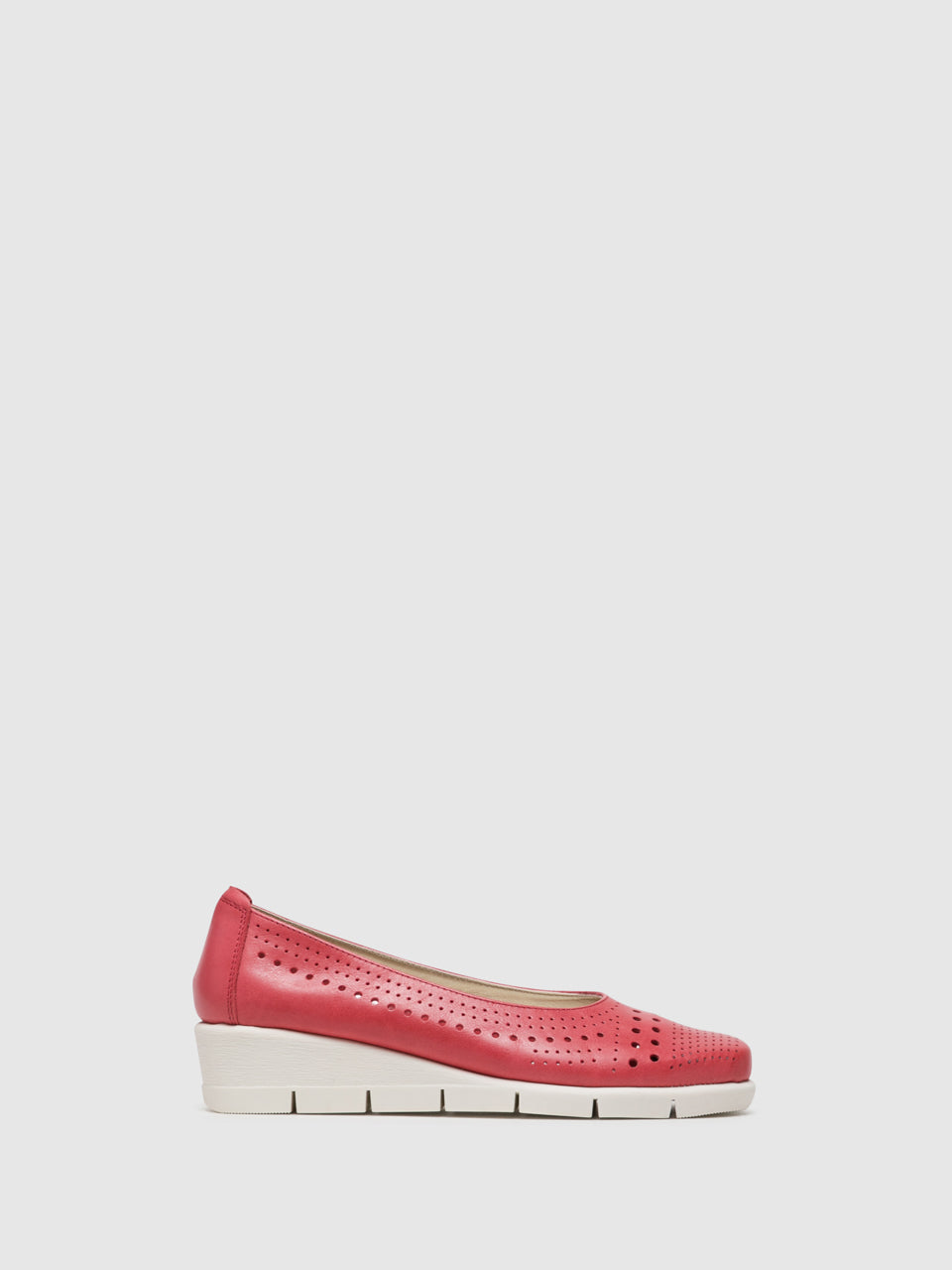 The Flexx Sapatos com Cunha em Vermelho