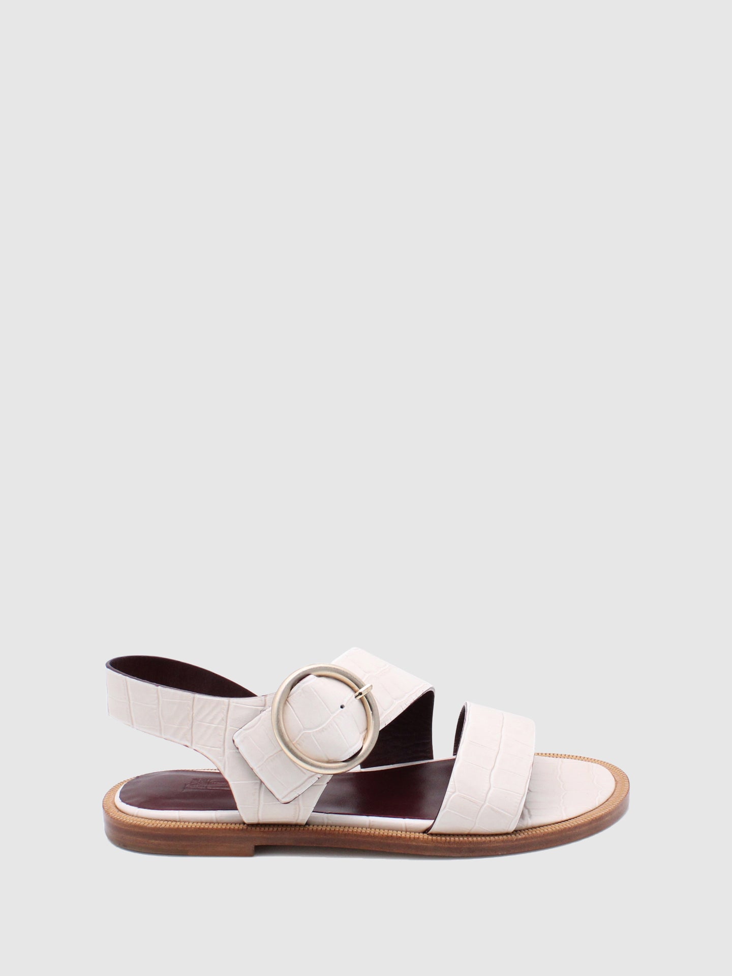 JJ Heitor Sandálias com Tiras Cruzadas em Branco
