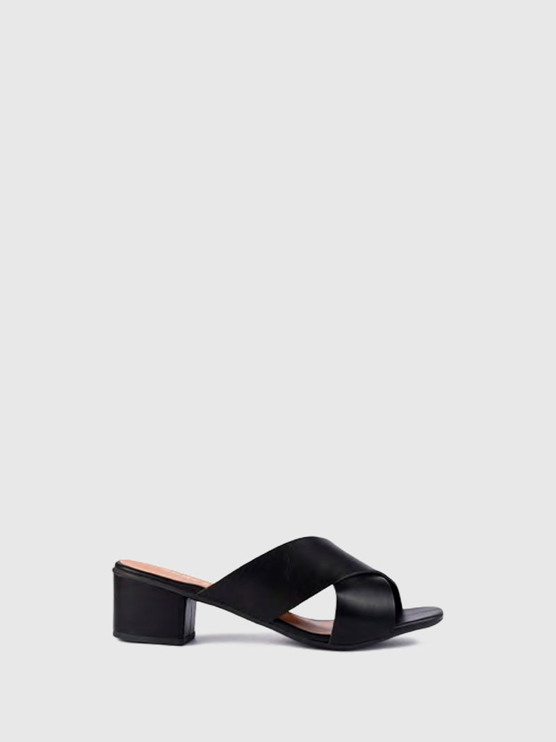 PARODI SHOES Sandálias Rasas 13/QQ3724PRETO Black
