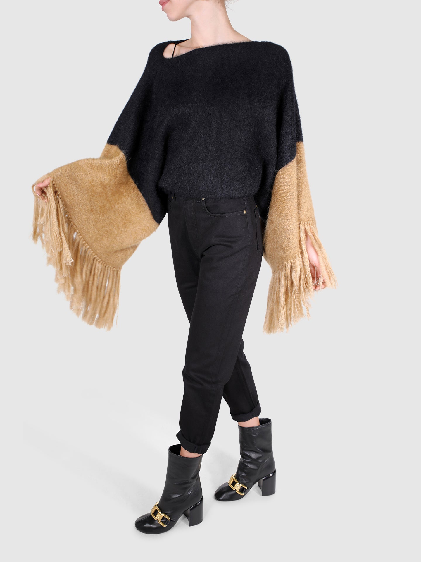 Sonia Rykiel Camisola Preto/Camel