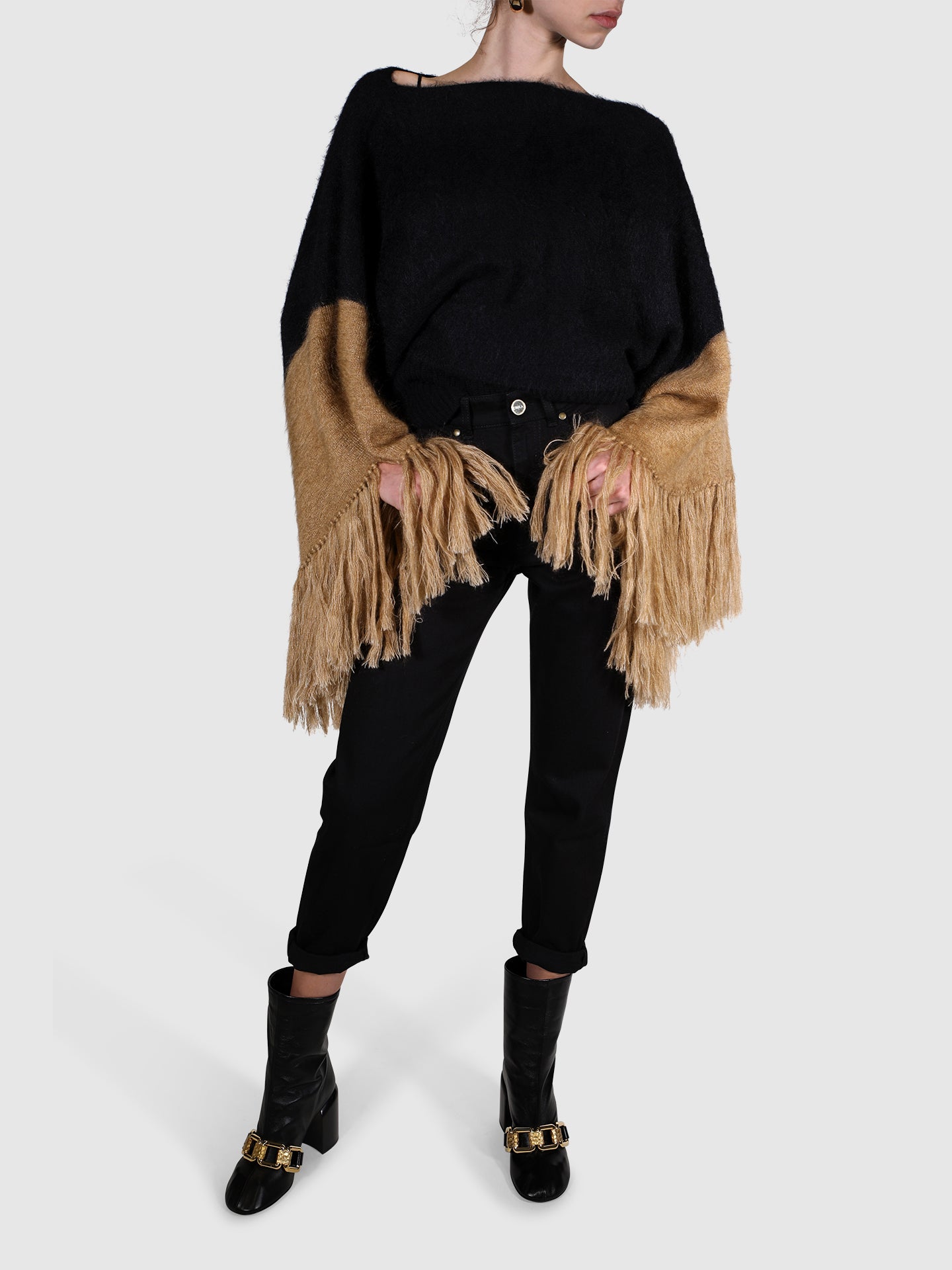 Sonia Rykiel Camisola Preto/Camel