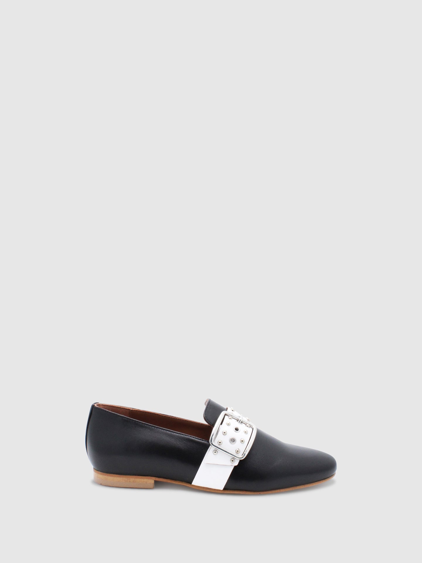 JJ Heitor Loafers com Apliques C04L2 Black/White