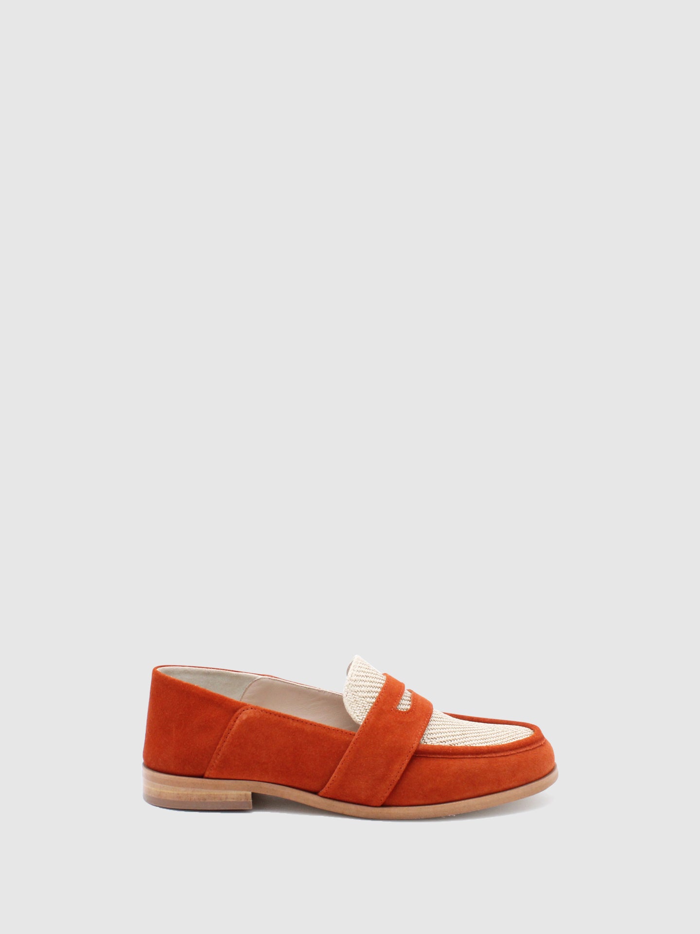 JJ Heitor Loafers Clássicos Alecrim Orange/Beige