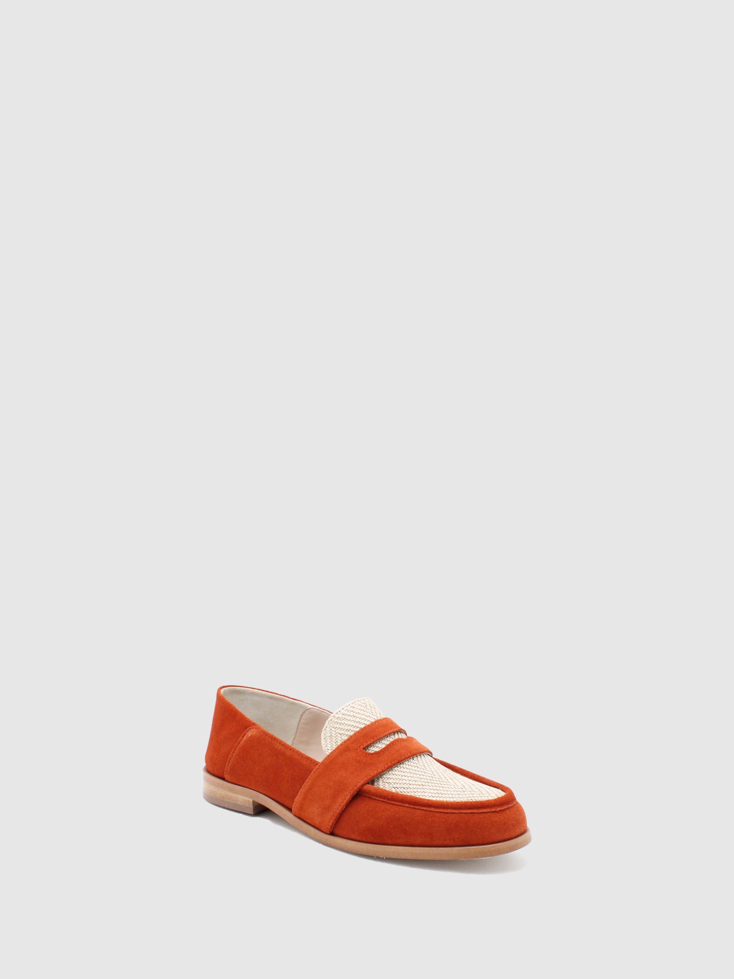 JJ Heitor Loafers Clássicos Alecrim Orange/Beige