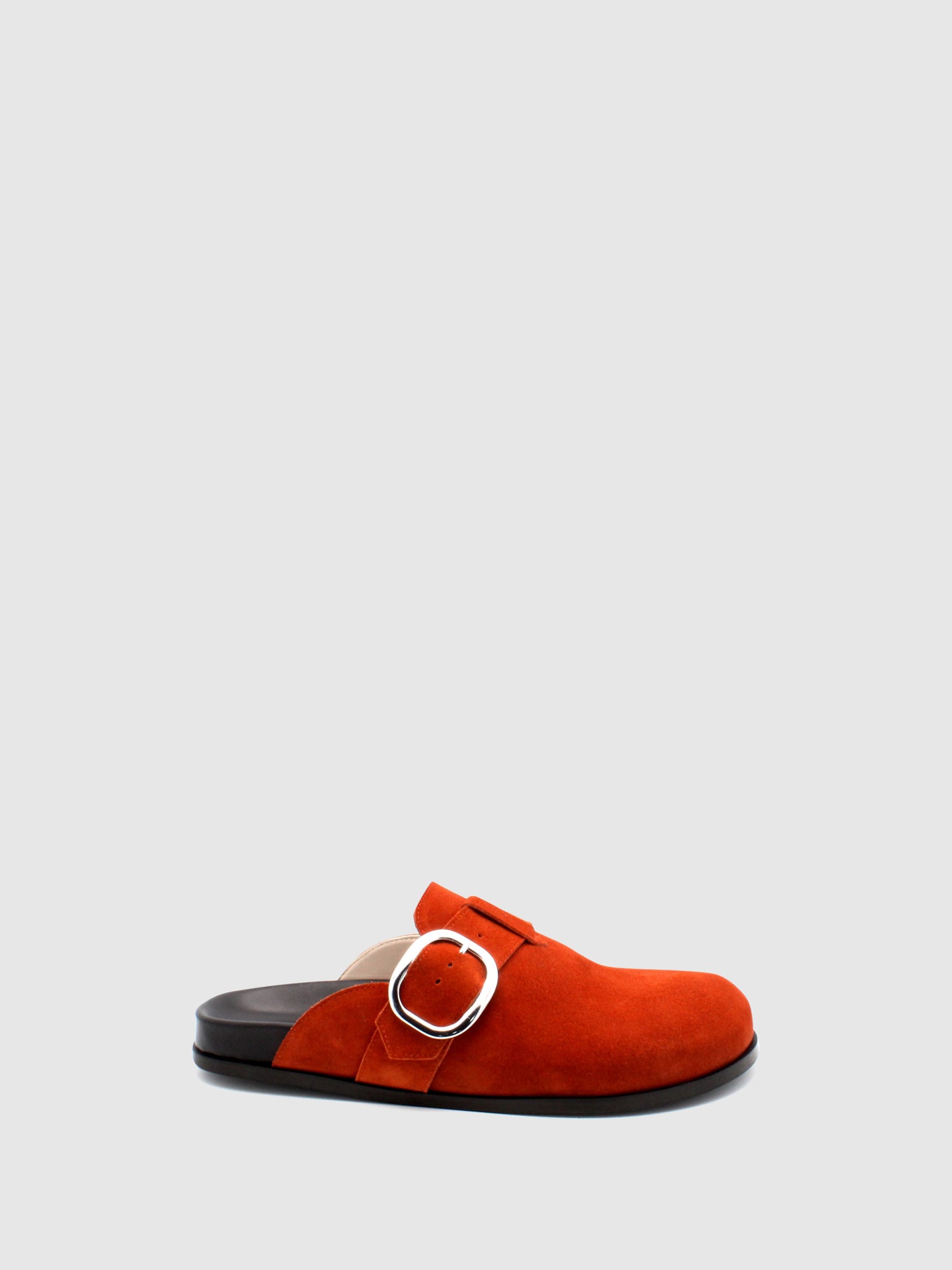 JJ Heitor Mules com Fivela Caju Orange/Black