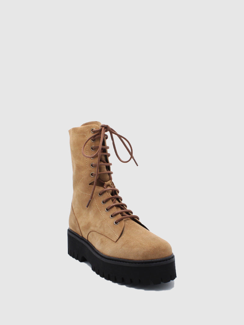 JJ Heitor Botas estilo Combat em Camel