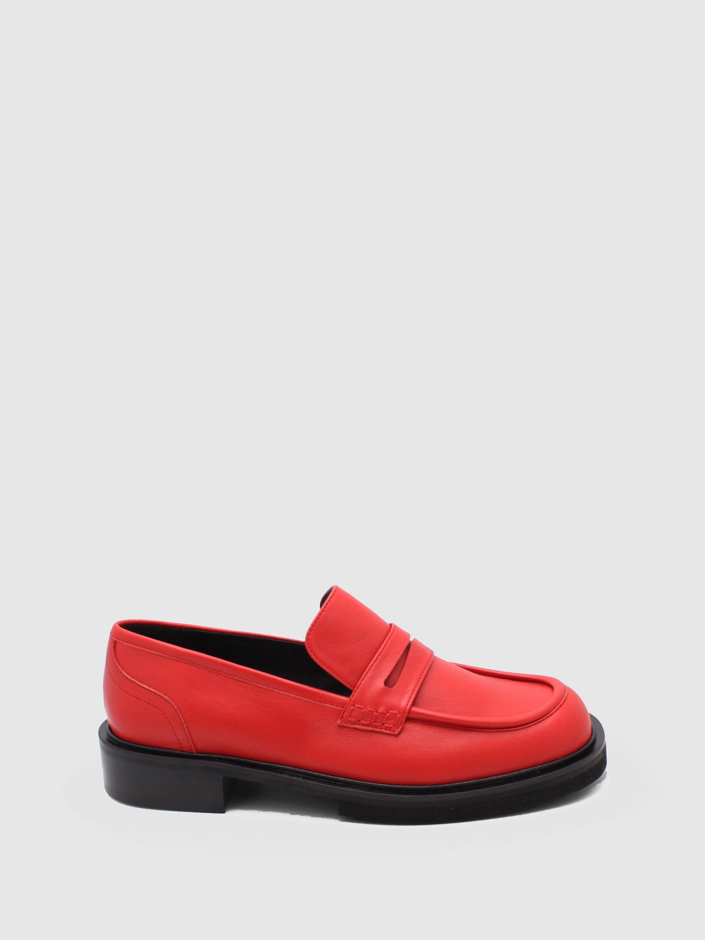 JJ Heitor Loafers Clássicos em Vermelho