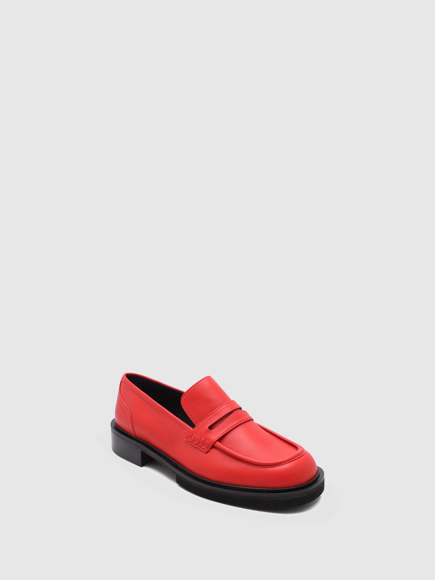JJ Heitor Loafers Clássicos em Vermelho