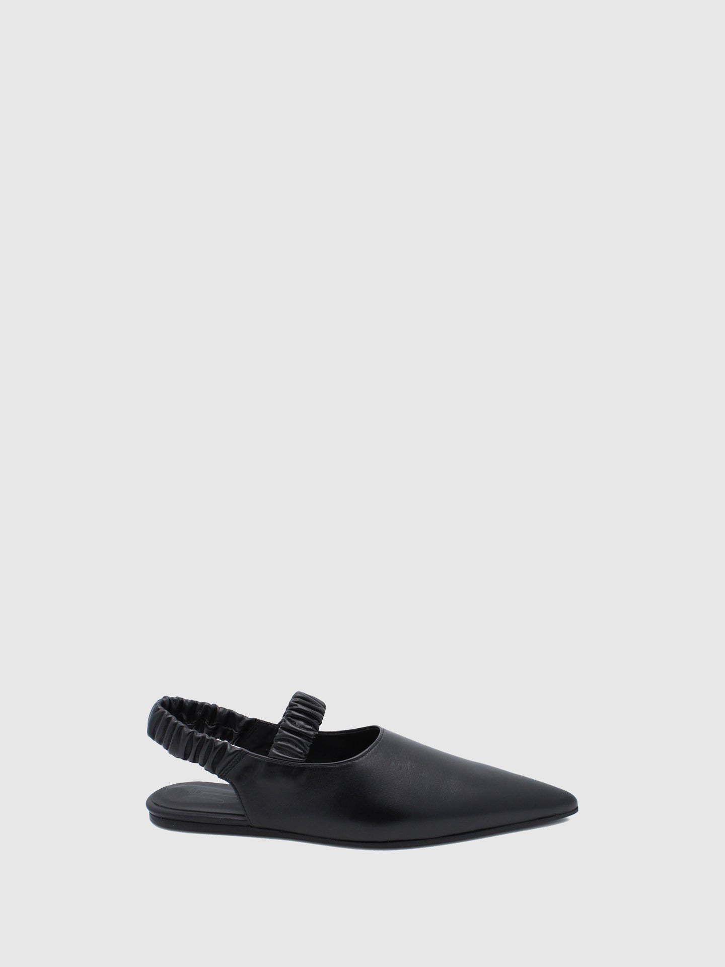JJ Heitor Black Sling-Back Shoes