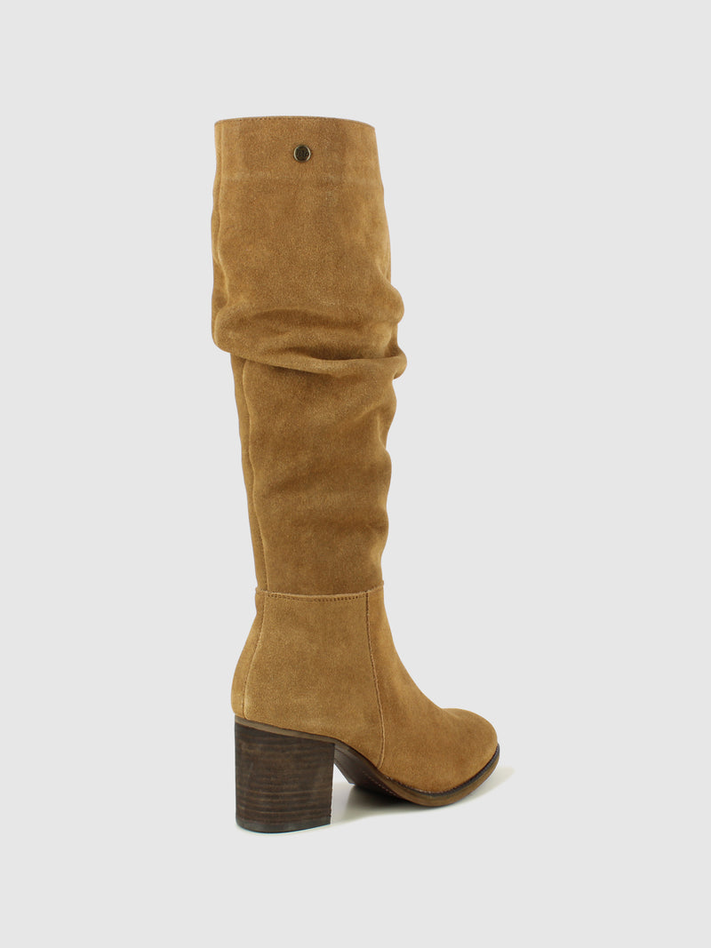 Top3 Botas com Fecho em Camel