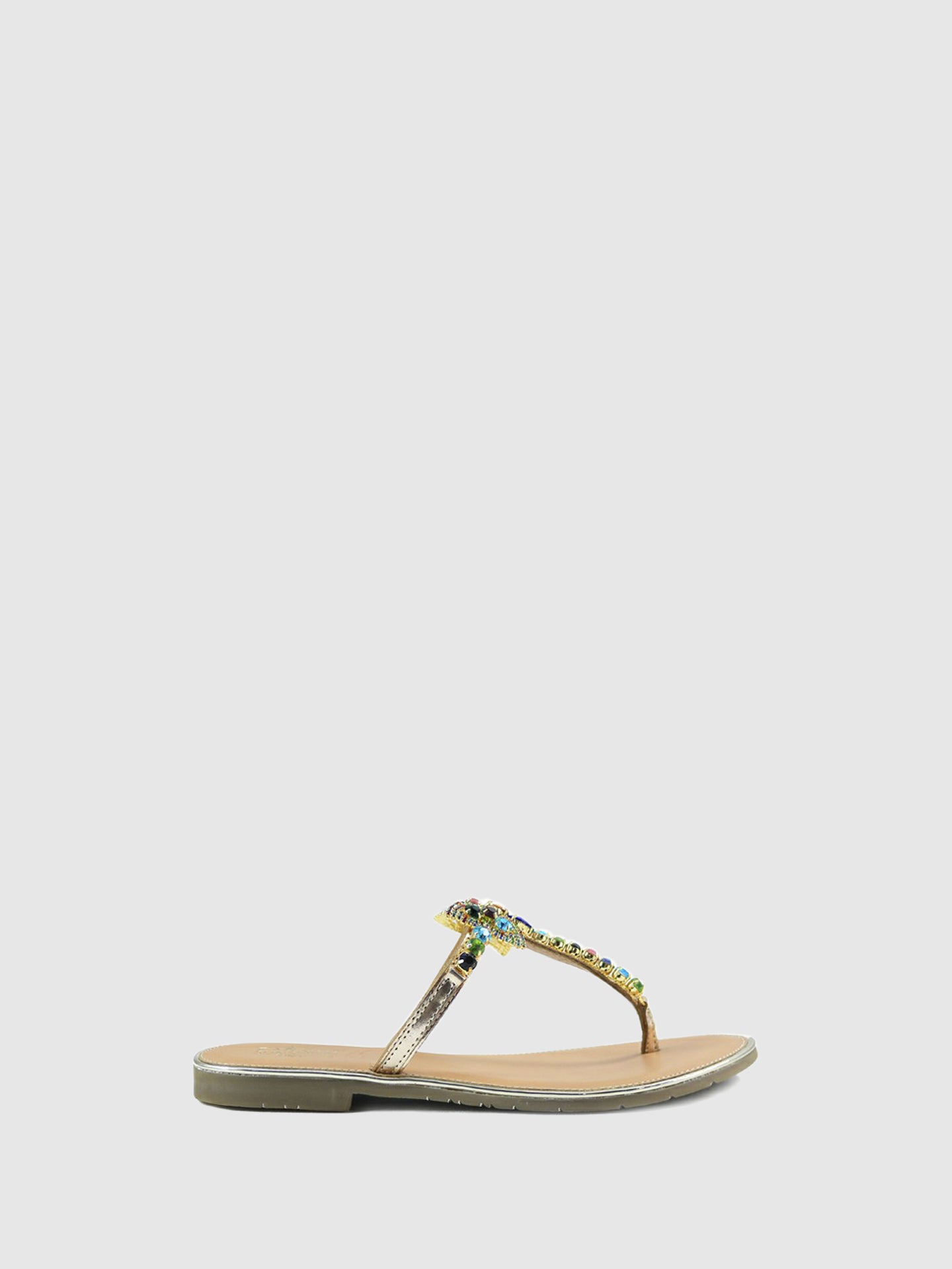 PARODI SHOES Chinelos com Apliques 53/1916MULTICOLOR Multicolor