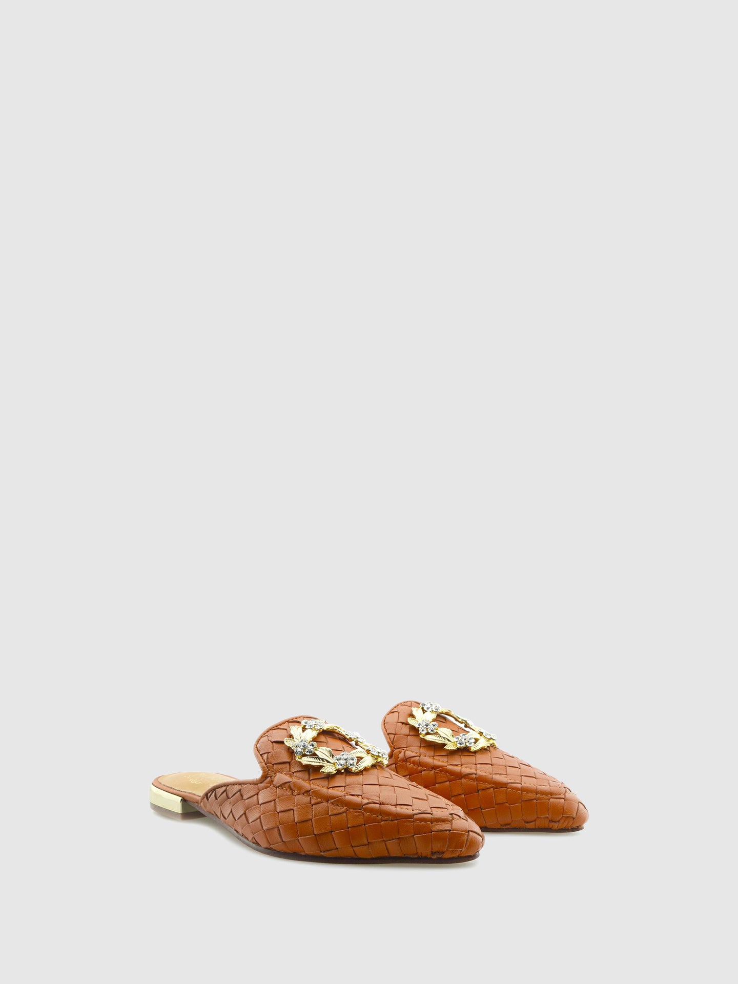 PARODI SUNSHINE Mules com Apliques 53/1942ARANCIONE Orange