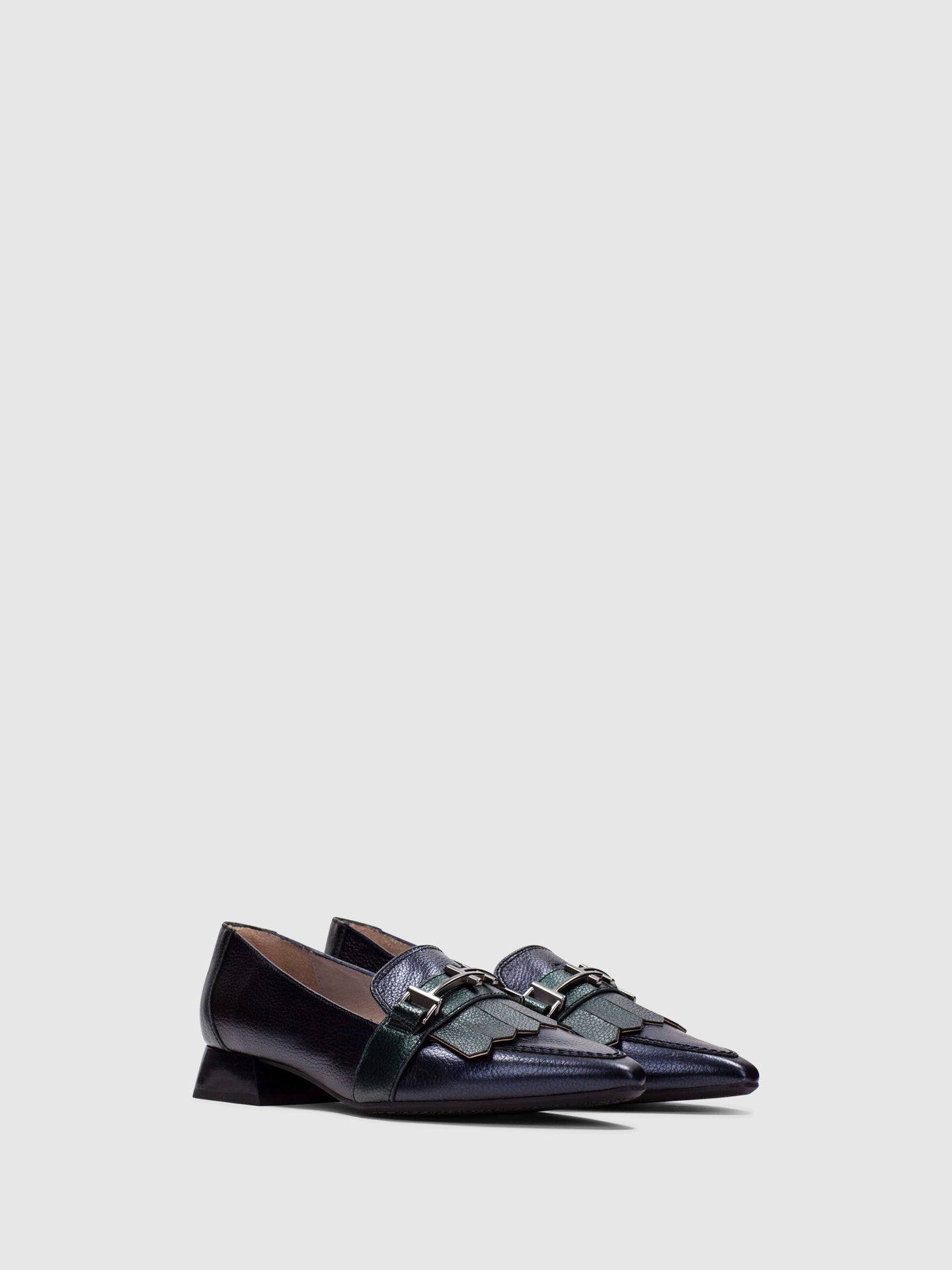 Hispanitas Sapatos com Apliques em Azul Marinho