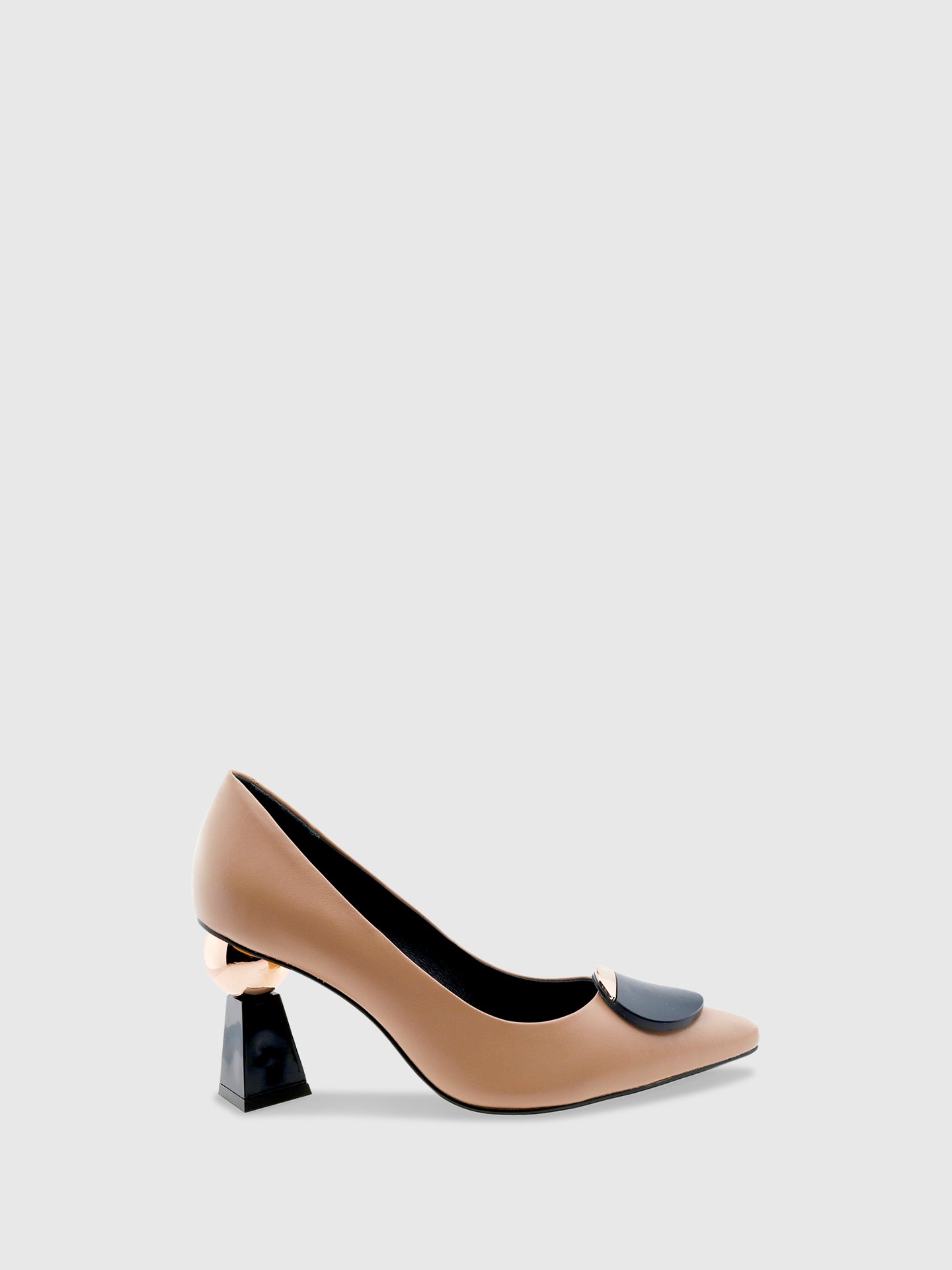 PARODI SHOES Sapatos de Salto Grosso em Bege