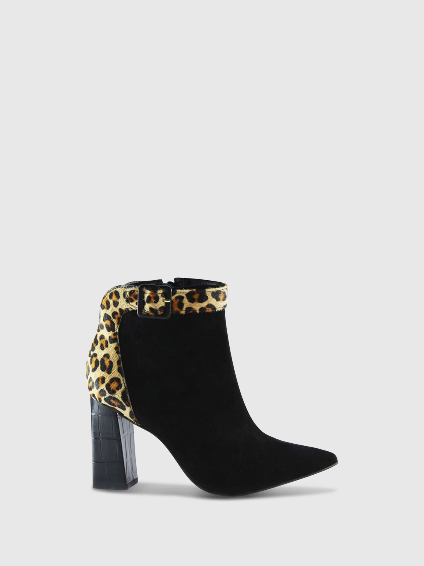 PARODI SHOES Botins com Fecho 83/5118 Preto/Leopardo