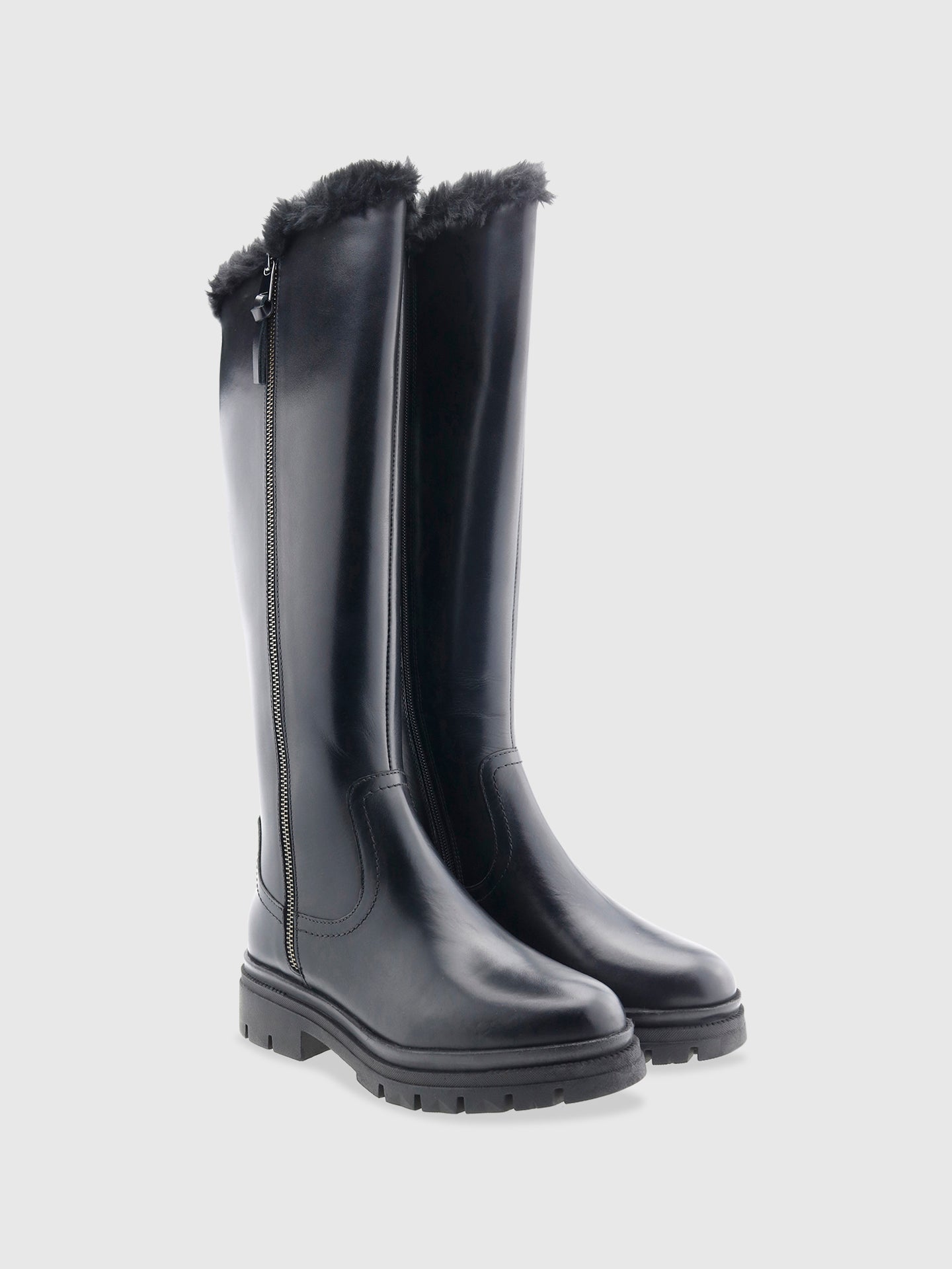 PARODI SUNSHINE Botas com Ponta Redonda em Preto