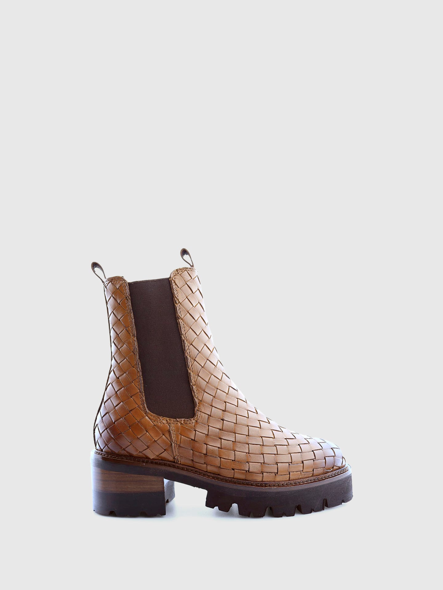 PARODI SHOES Botins Chelsea em Castanho