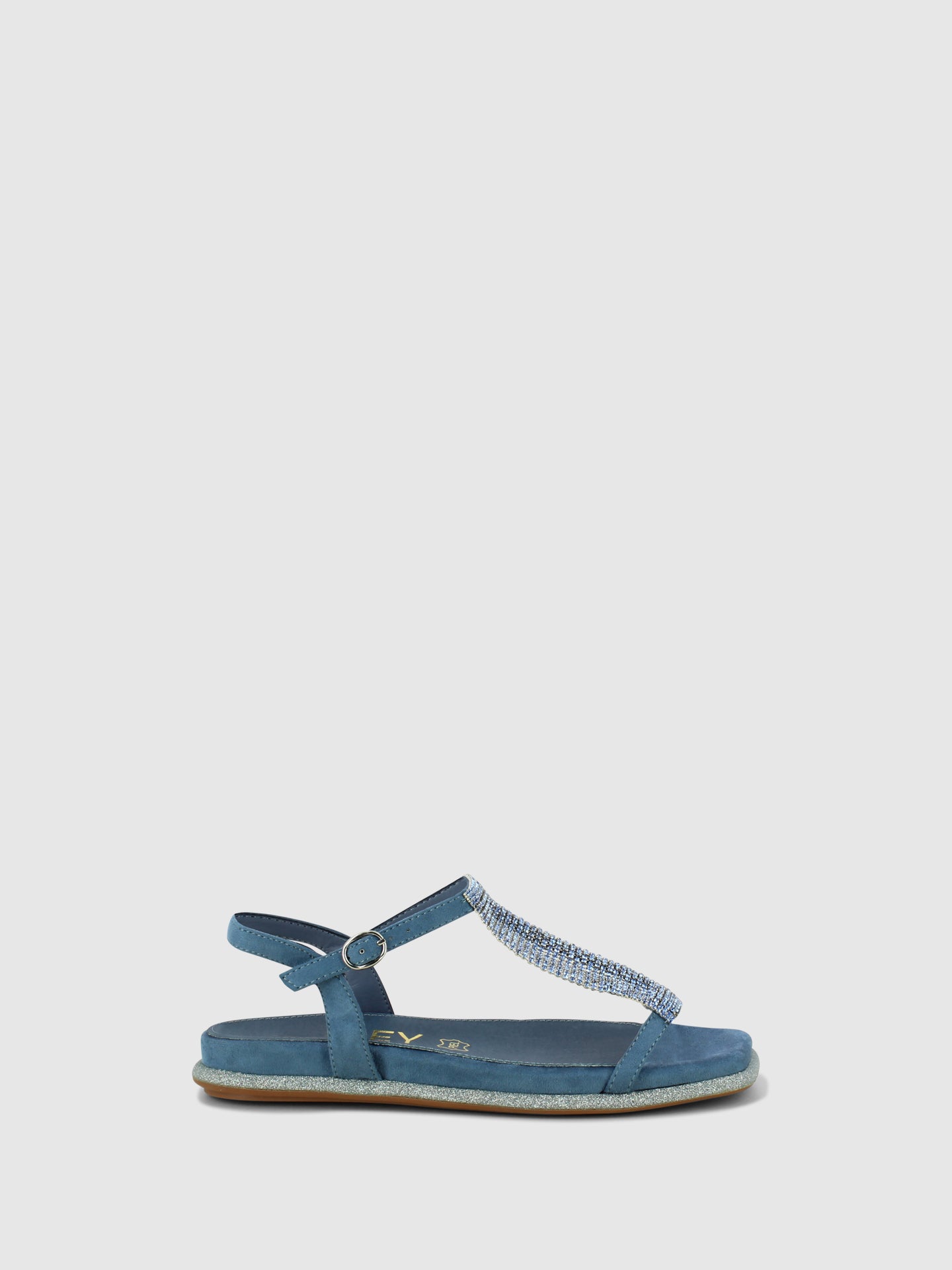Azarey Sandálias com Fivela em Azul