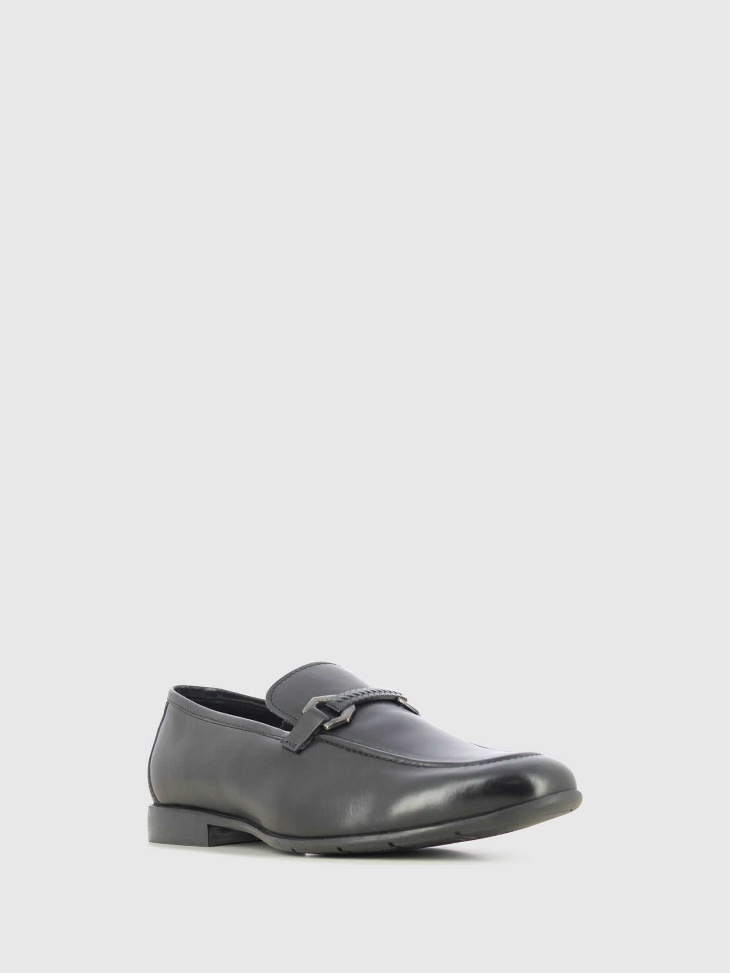 DRAKART Sapatos Loafer em Pele Preta