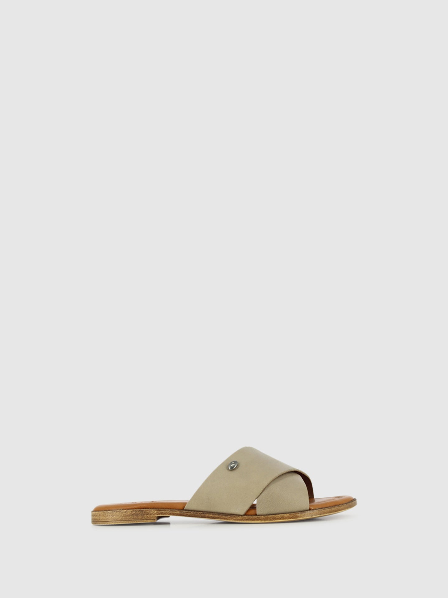 DRAKART Sandálias Slip-on em Taupe