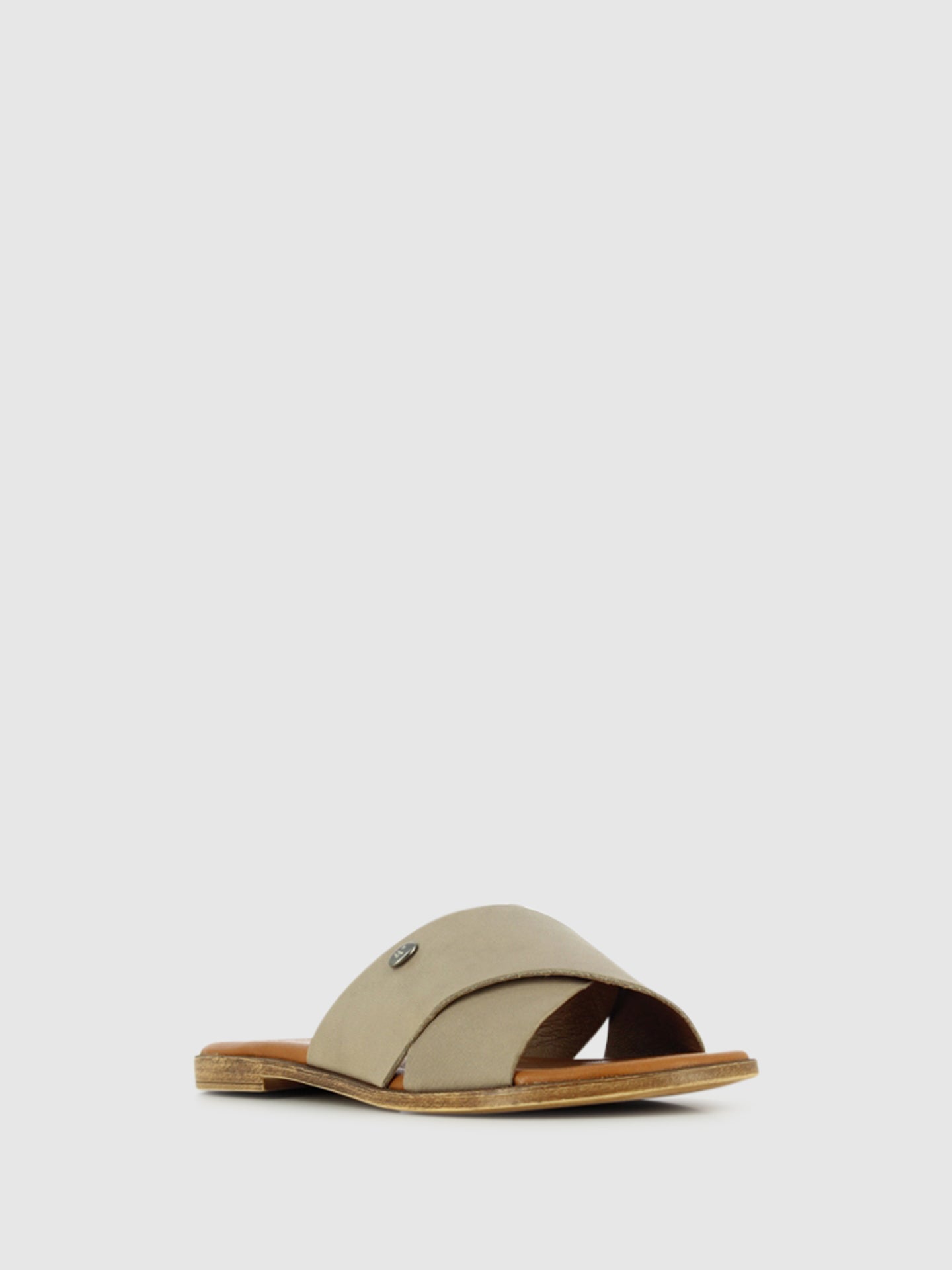 DRAKART Sandálias Slip-on em Taupe