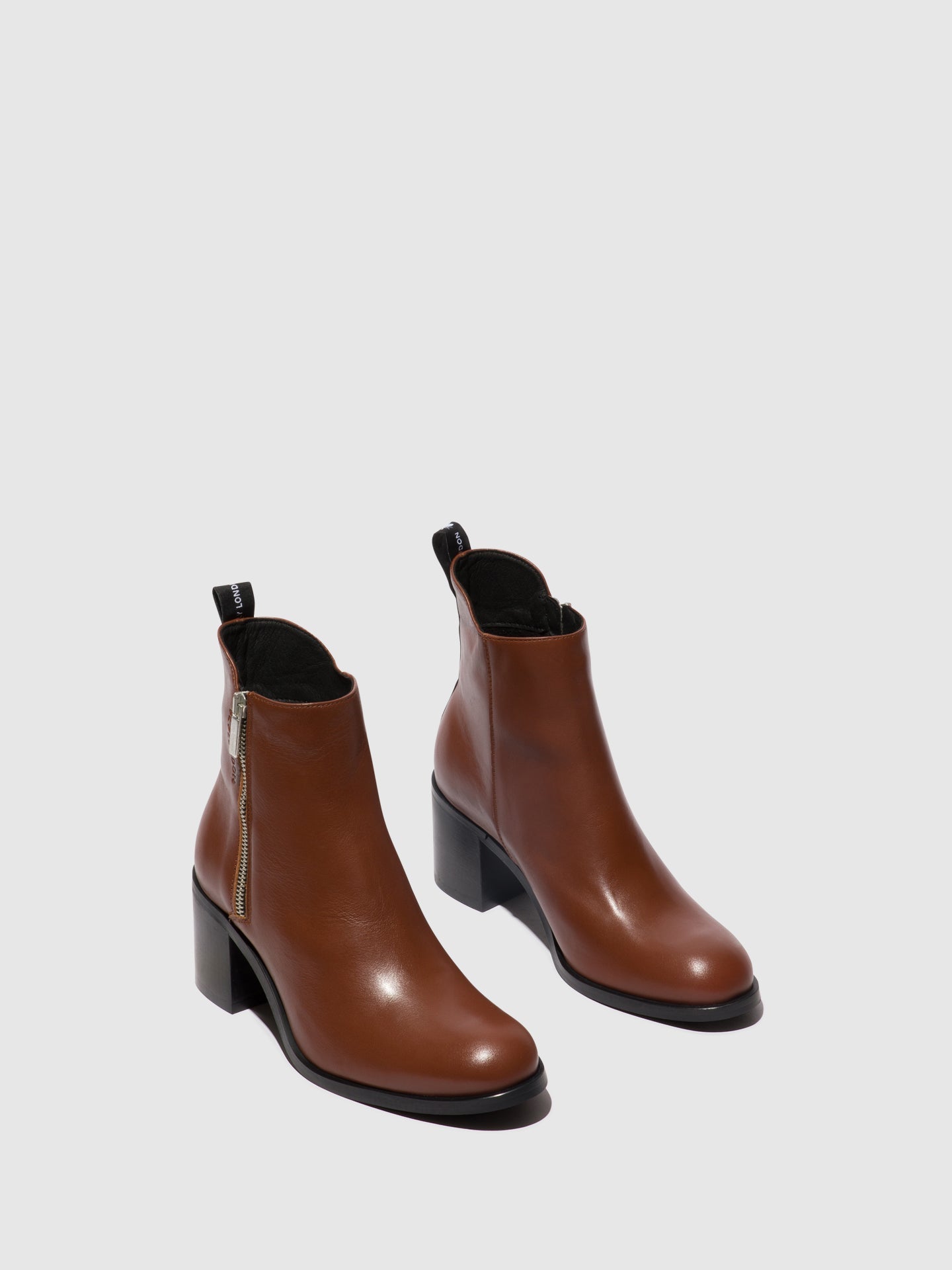 Fly London Botins com Fecho ADER912FLY COGNAC