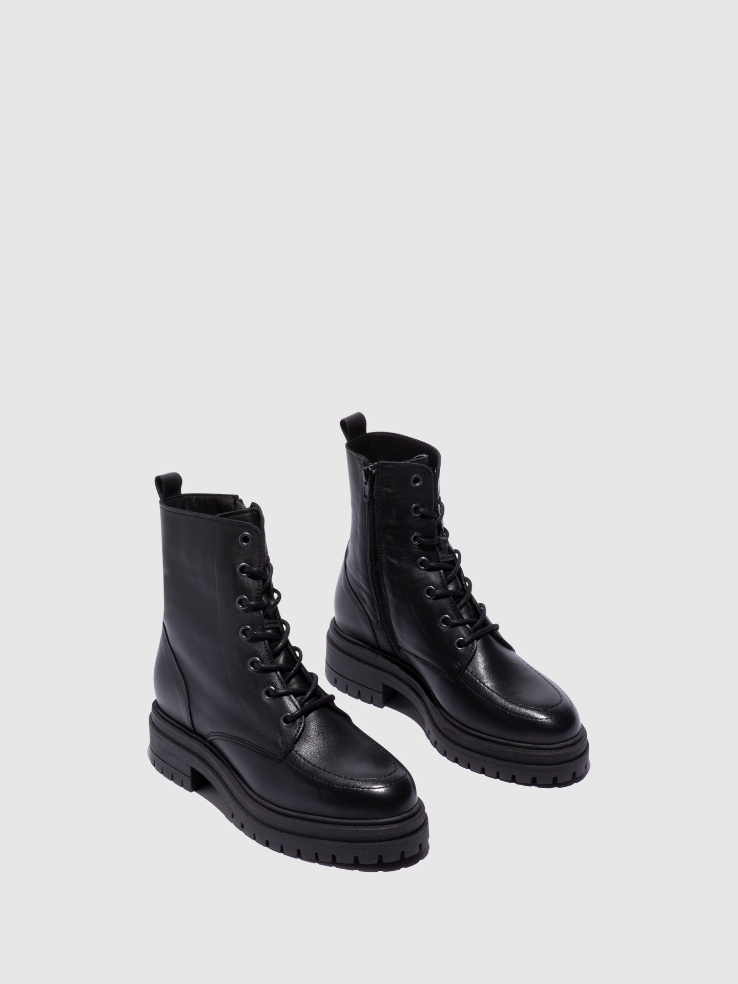 Foreva Botins com Atacadores em Preto