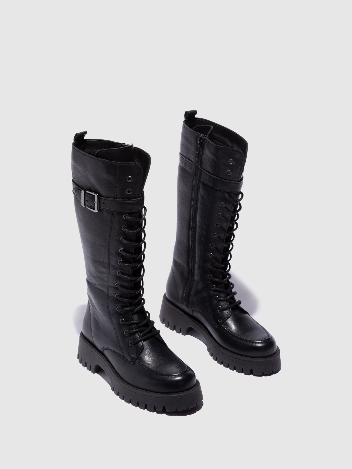 Foreva Botas com Atacadores em Preto