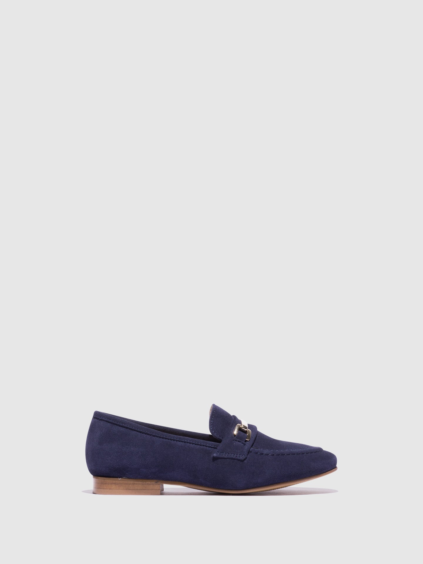 Foreva Loafers com Apliques Metálicos em Azul Marinho