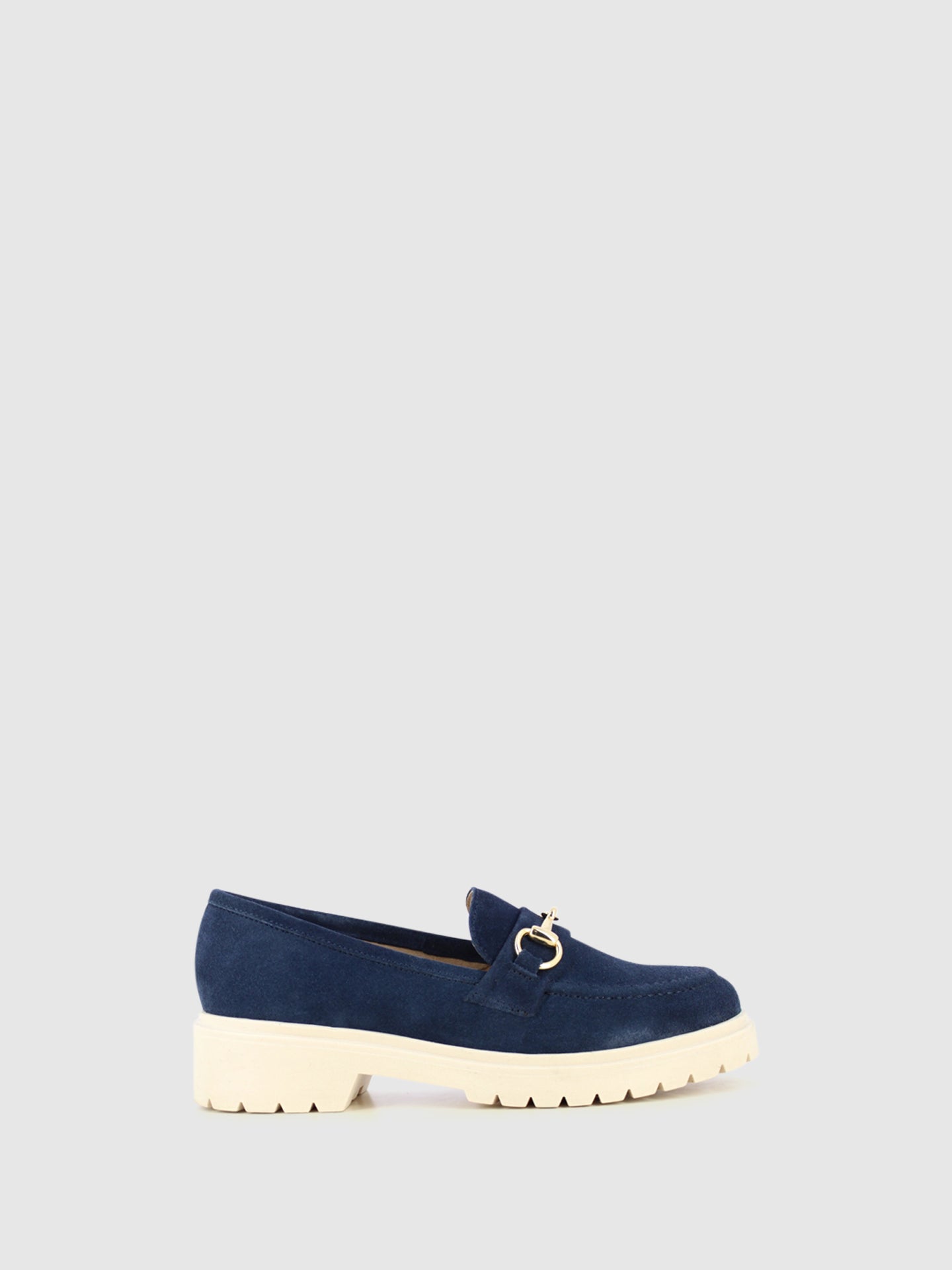 Foreva Loafers com Apliques Metálicos em Azul Marinho