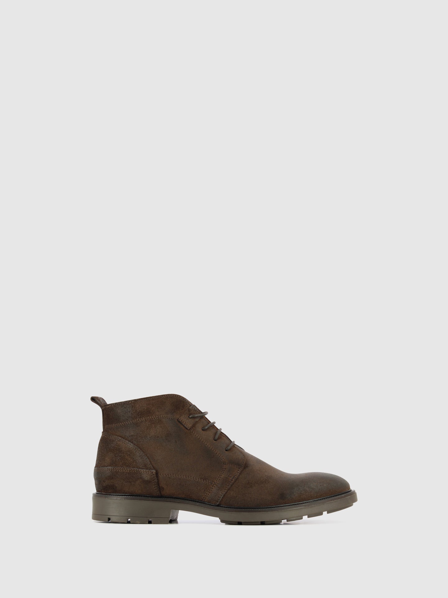 Foreva Brown Lace-up Ankle Boots