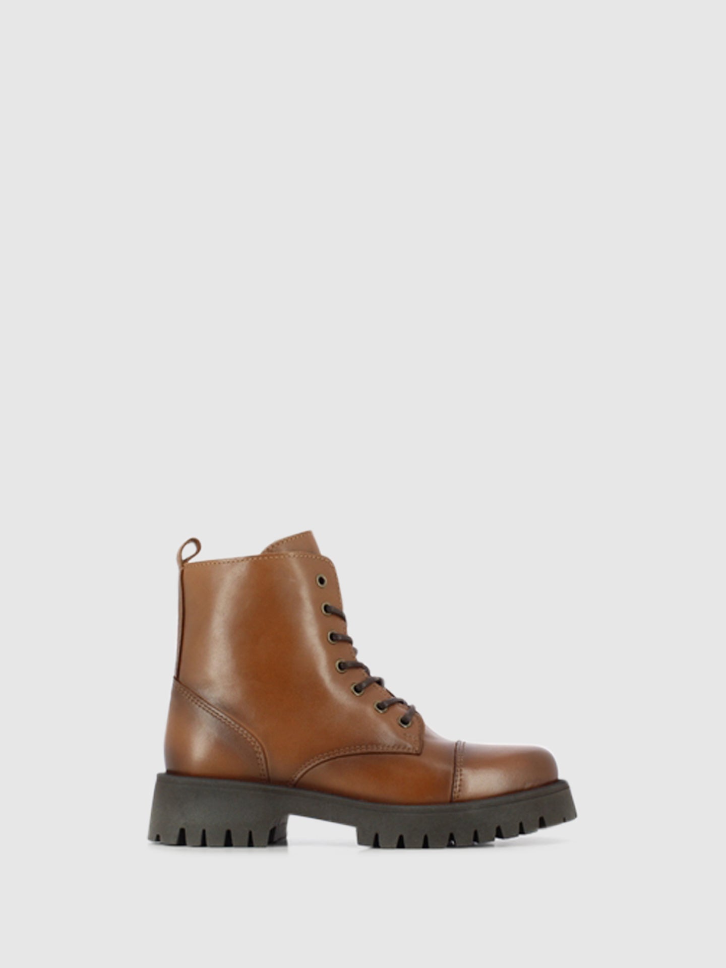 Foreva Botins com Atacadores em Cognac