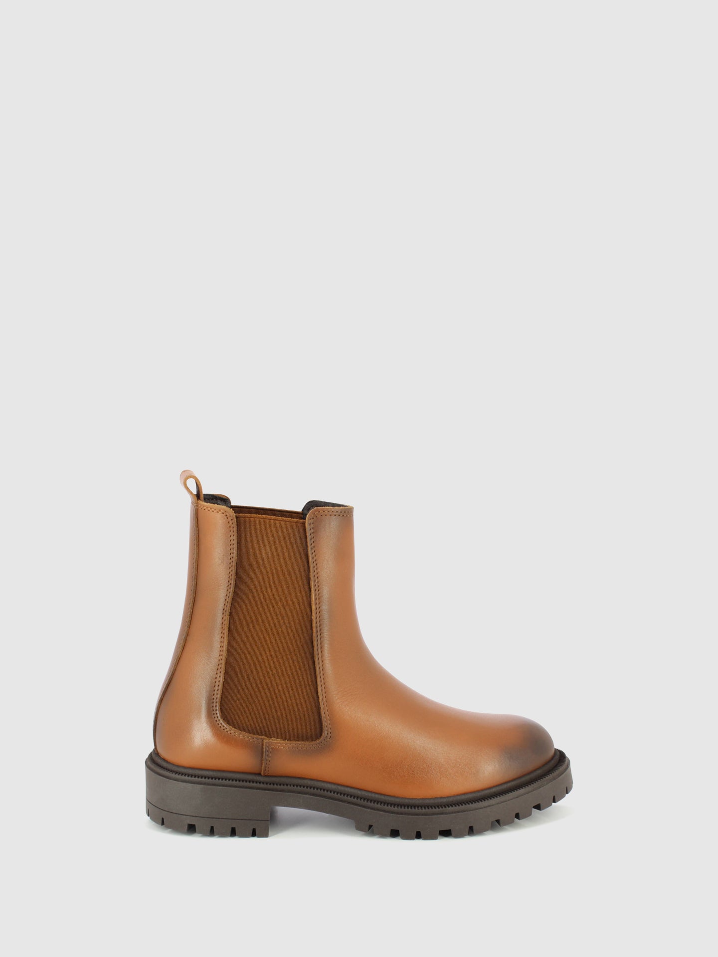 Foreva Botins Chelsea em Cognac
