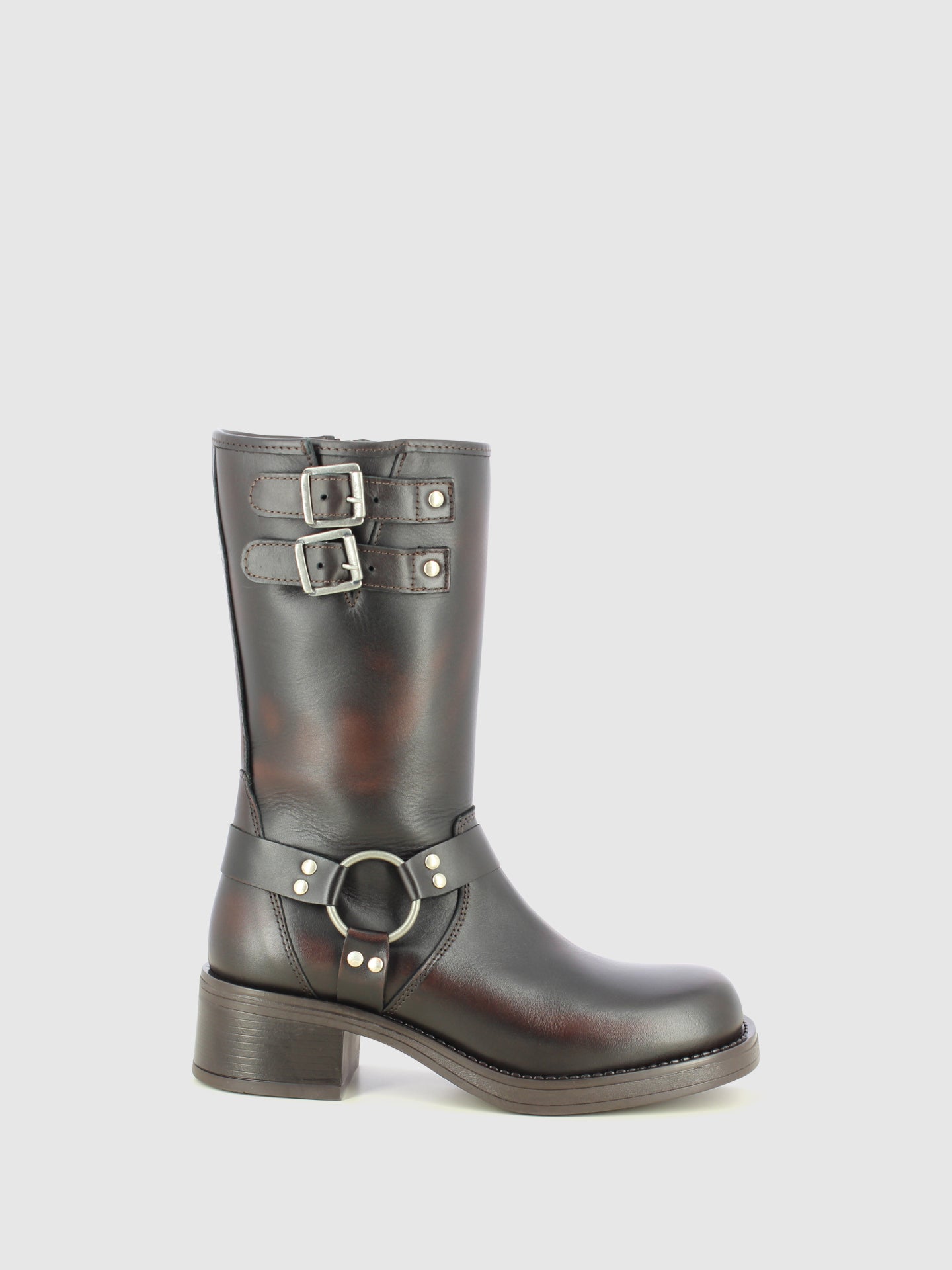 Foreva Botas Biker em Castanho