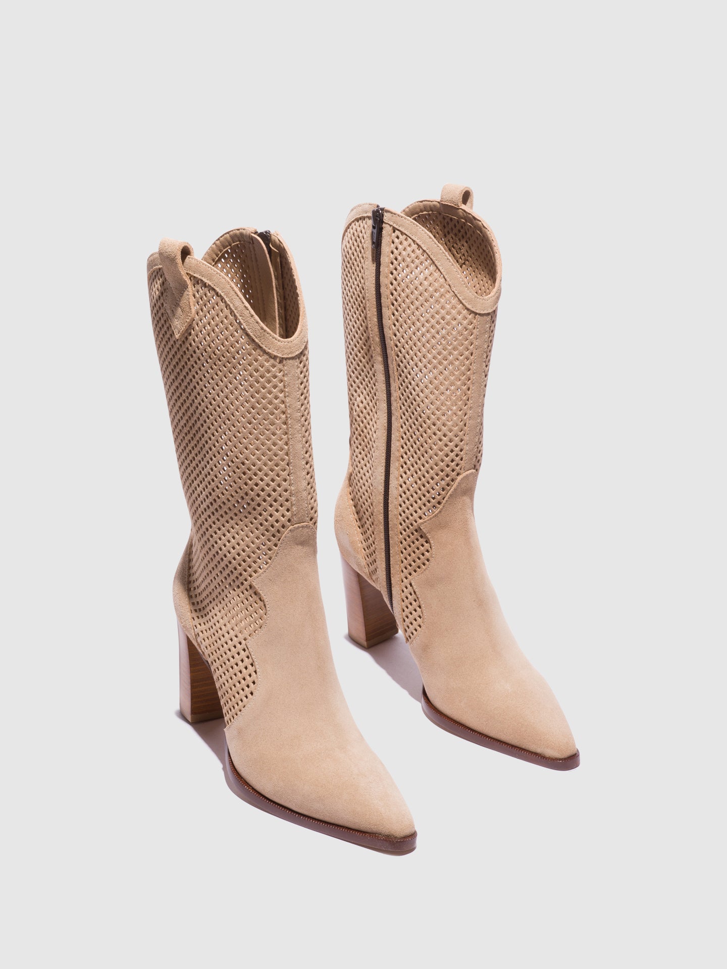 Foreva Botas com Fecho em Taupe