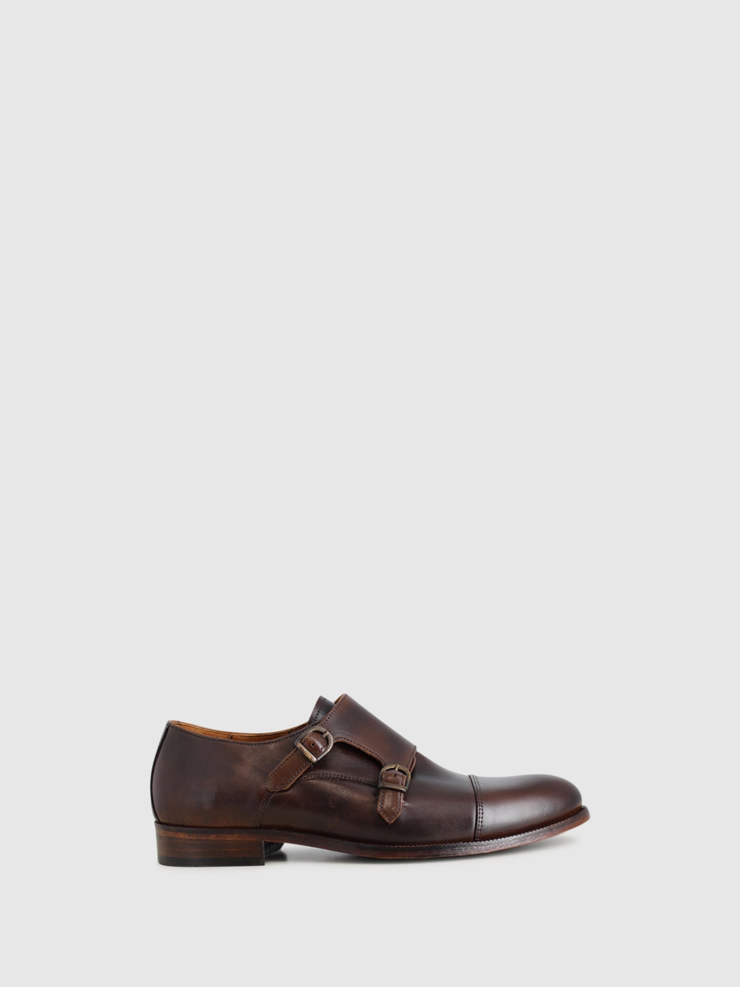 Foreva Loafers de Fivela em Castanho