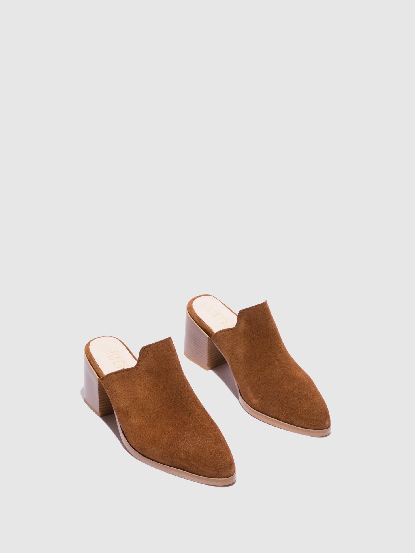 Foreva Mules Pontiagudas em Camel