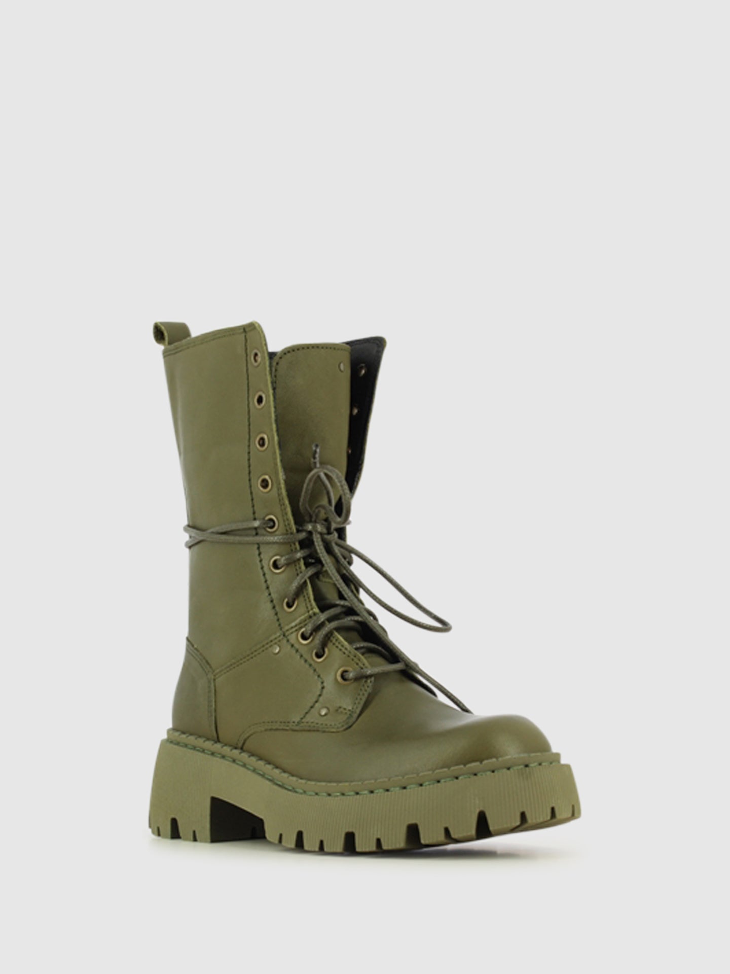 Foreva Botas com Atacadores em Khaki