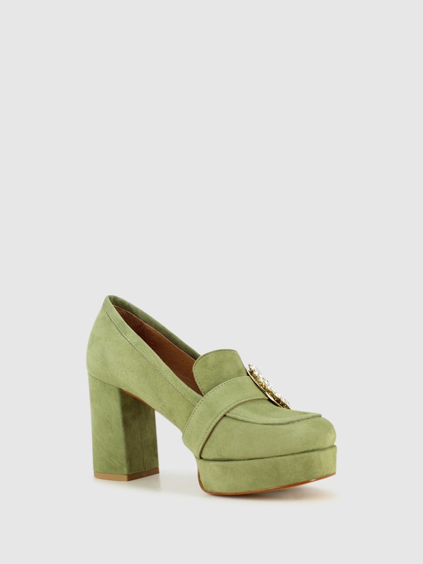 Foreva Sapatos de Plataforma em Verde