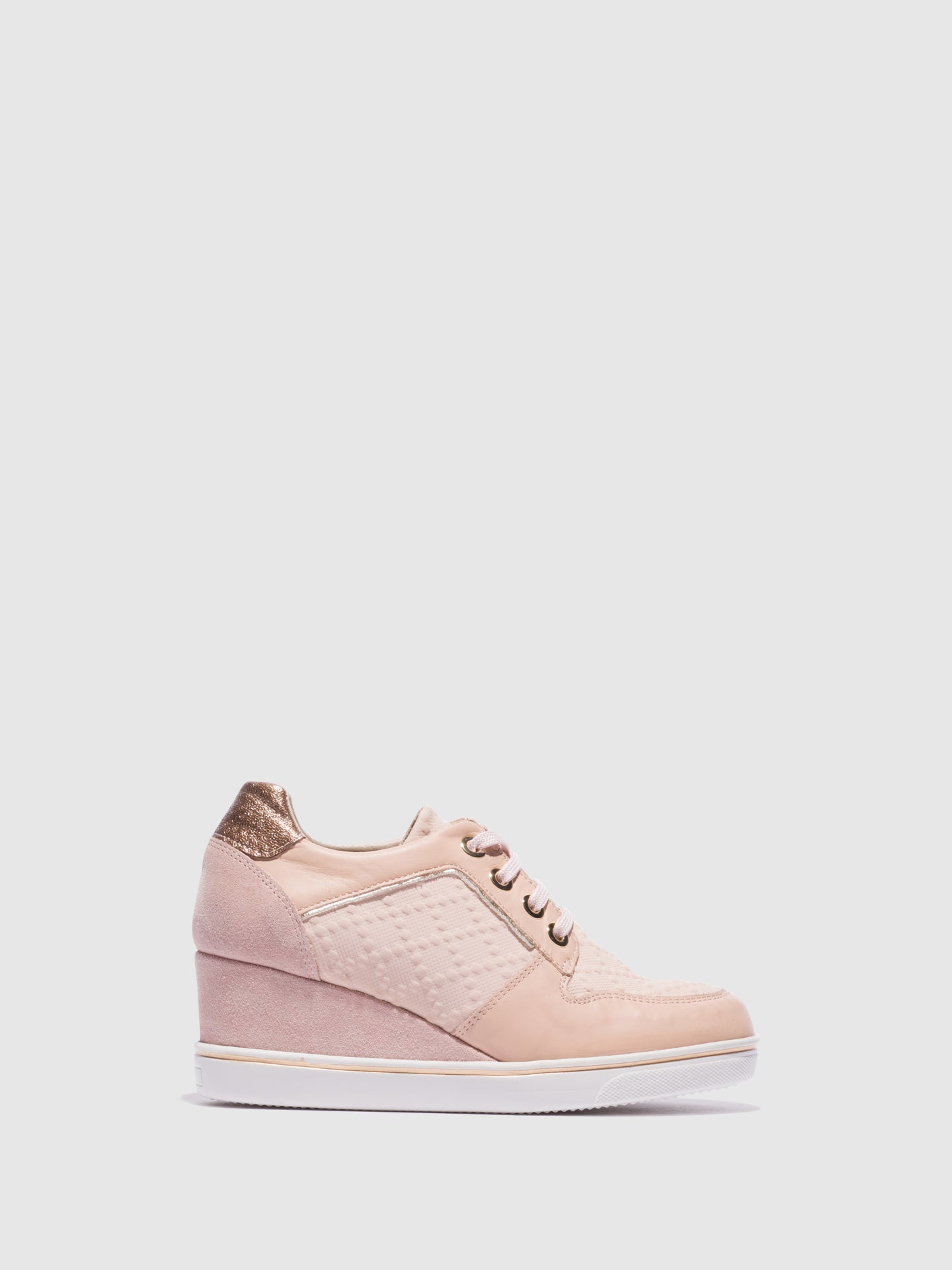 Foreva Sapatos com Cunha em Rosa