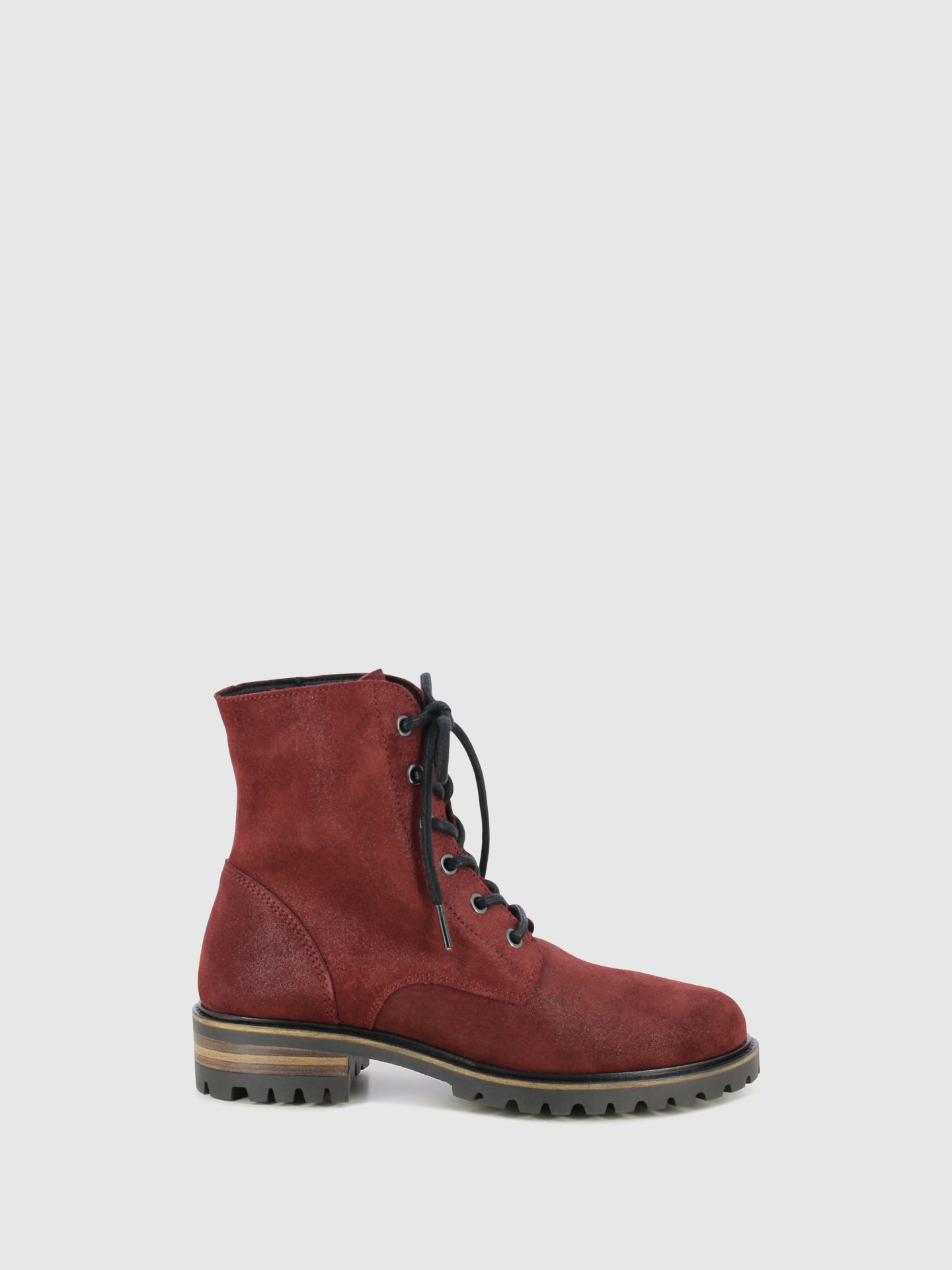 Foreva Botins com Atacadores em Cor de Vinho
