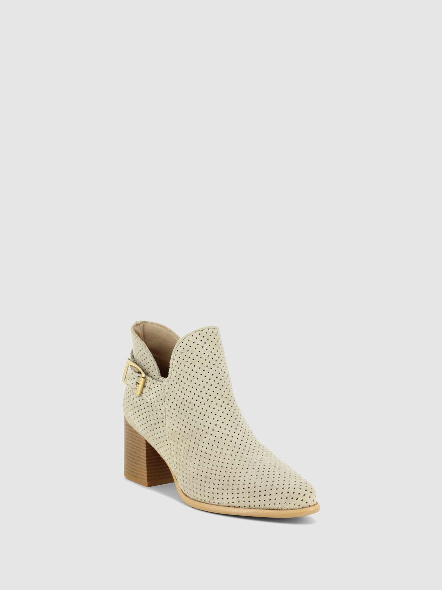 Foreva Botins com Fecho em Branco Cru