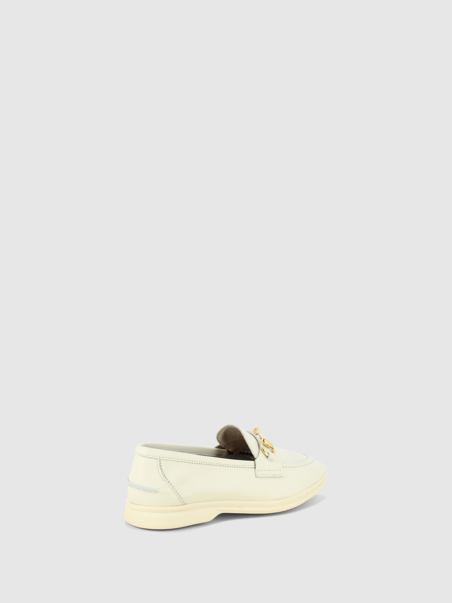 Foreva Loafers com Apliques em Branco Cru