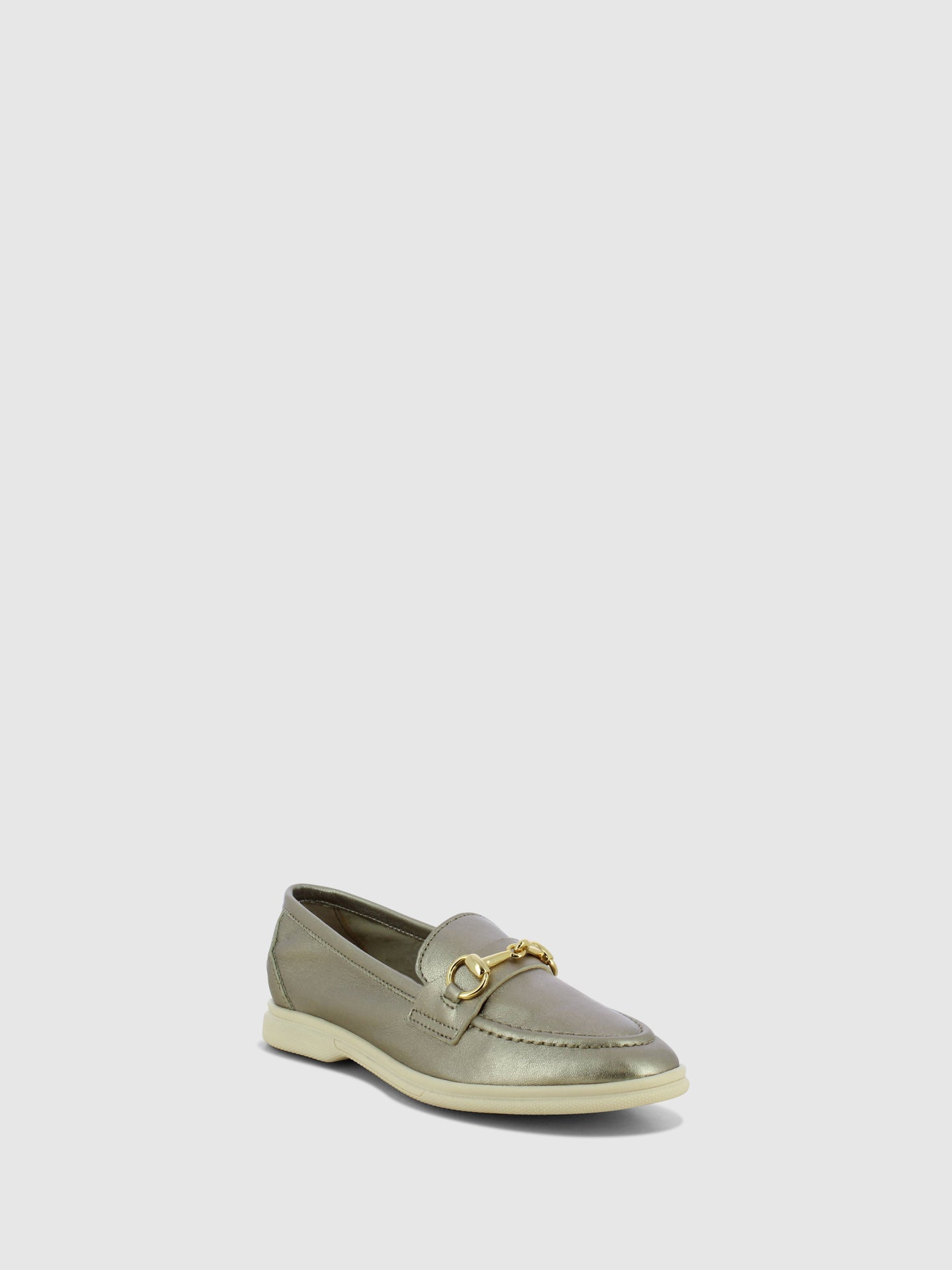 Foreva Loafers com Apliques em Dourado