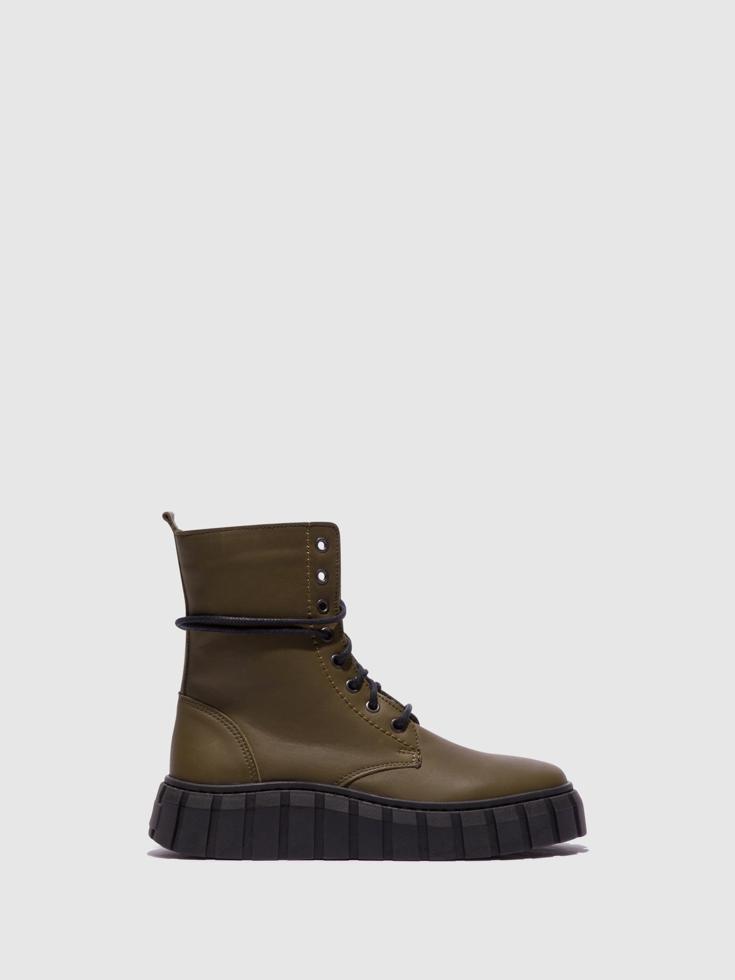 Fungi Botas com Atacadores em Khaki