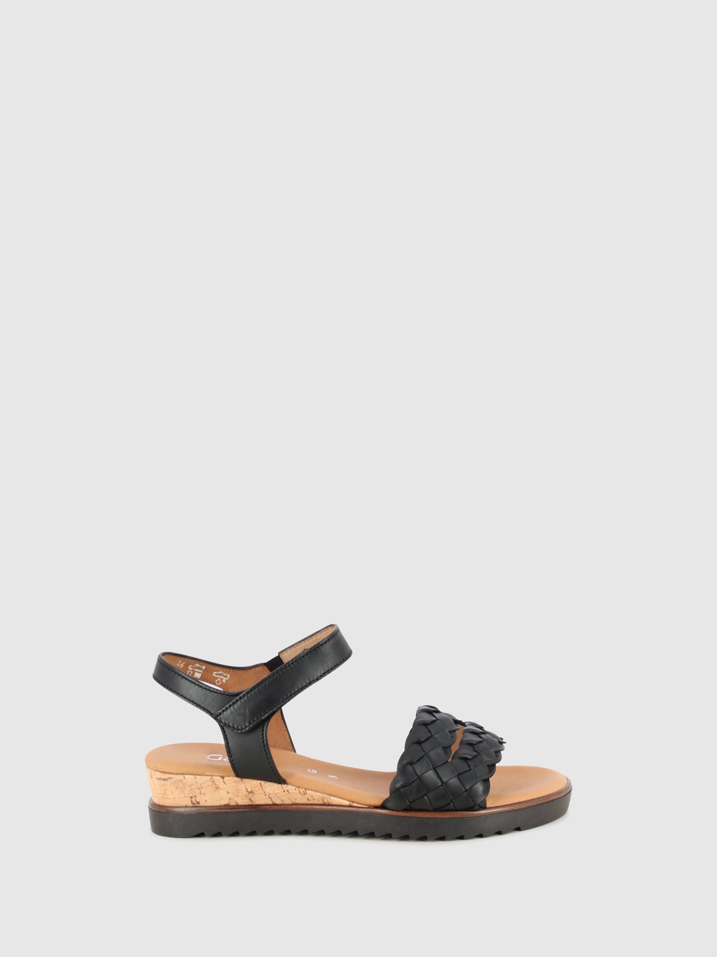 Gabor Sandálias com Velcro em Preto