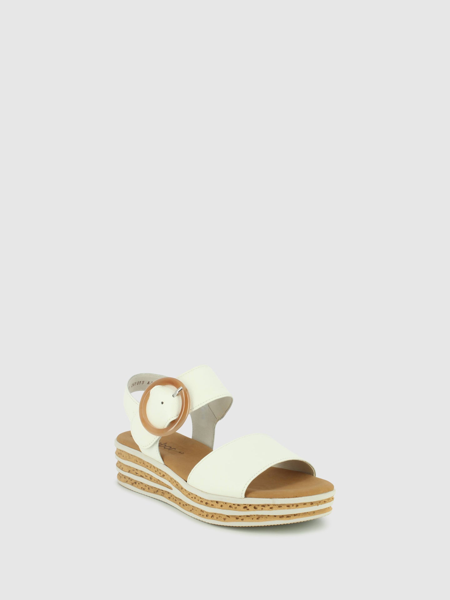 Gabor Sandálias com Velcro em Branco