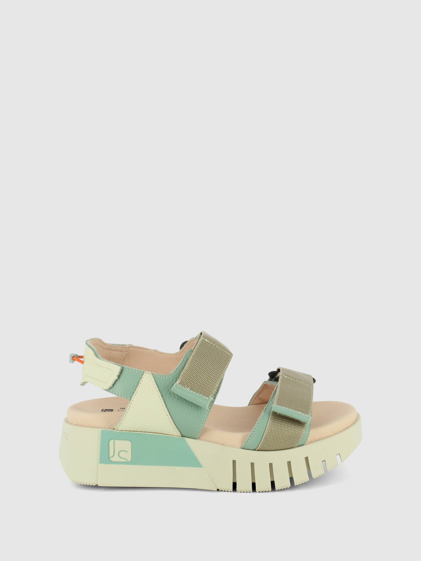 Jose Saenz Sandálias com Velcro em Azul Aquamarine