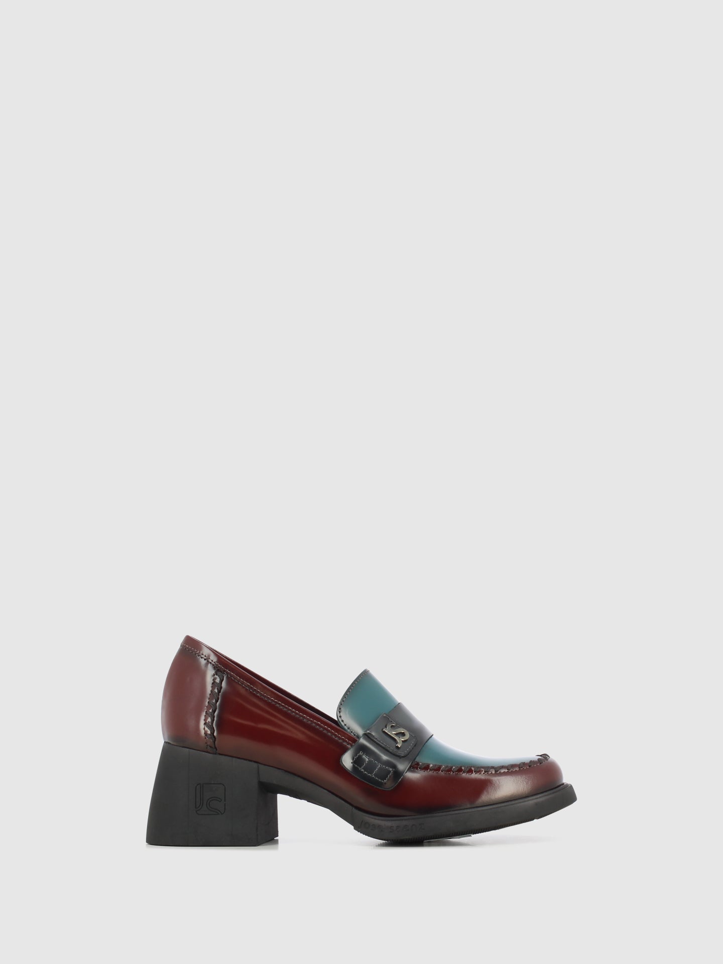 Jose Saenz Sapatos Mocassins em Carmesim