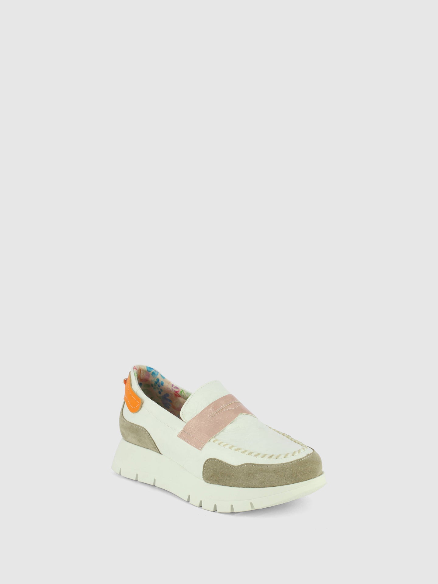 Jose Saenz Sapatos Mocassins em Branco